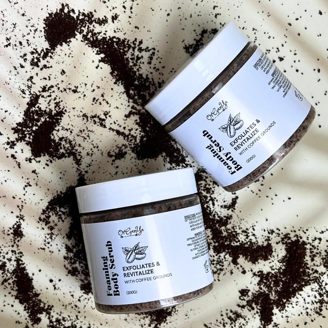 ORGANYA Foaming Body Scrub with Shea Butter