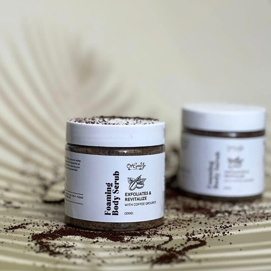ORGANYA Foaming Body Scrub with Shea Butter