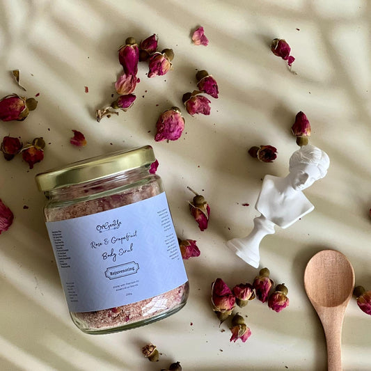 ORGANYA Dry Body Scrub - Pink Himalayan & Epsom Salt