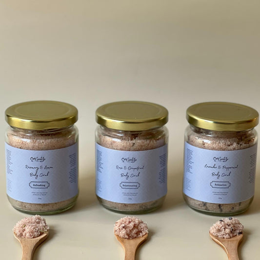 ORGANYA Dry Body Scrub - Pink Himalayan & Epsom Salt