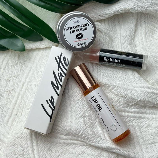 Lip Kit Trio ( Lip Scrub + Lip Moisturiser + Lip Matte)