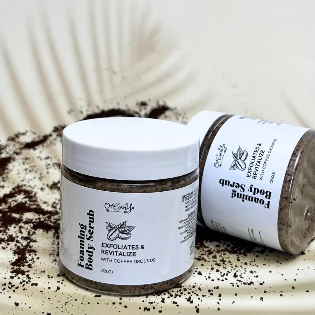 ORGANYA Foaming Body Scrub with Shea Butter