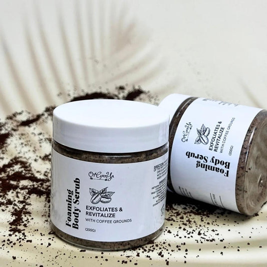 ORGANYA Foaming Body Scrub with Shea Butter